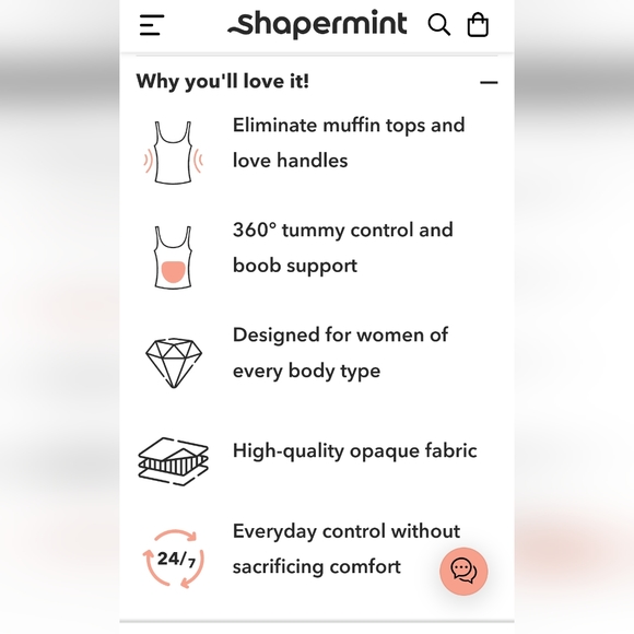 ✨NEW✨ Empetua By Shapermint Scoop Neck Cami - Picture 4 of 7